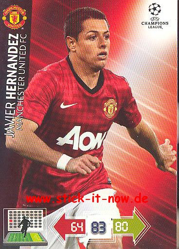Panini Adrenalyn XL CL 12/13 - Manchester United - Javier Hernandez