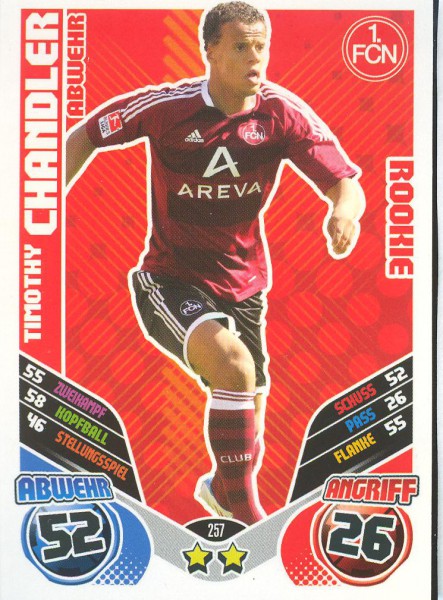 Timothy Chandler - Match Attax 11/12 - Rookie