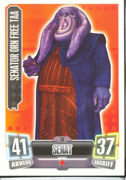 Force Attax - Serie II - Senator Orn Free Taa - Senat