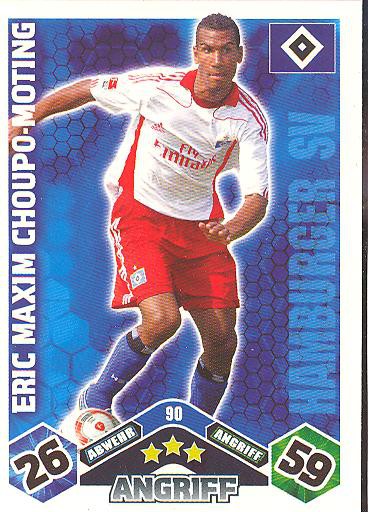 Match Attax 10/11 - ERIC MAXIM CHOUPO-MOTING - 090