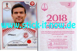 Panini WM 2018 Russland "Sticker" INT/Edition - Nr. 548