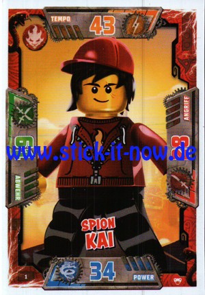 Lego Ninjago Trading Cards - SERIE 2 (2017) - Nr. 1