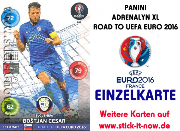 Adrenalyn XL - Road to UEFA Euro 2016 France - Nr. 182
