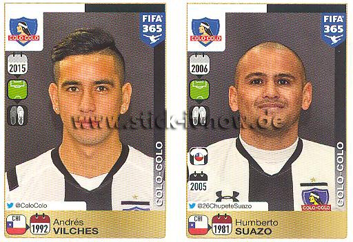 Panini FIFA 365 Sticker - Nr. 249 - 250
