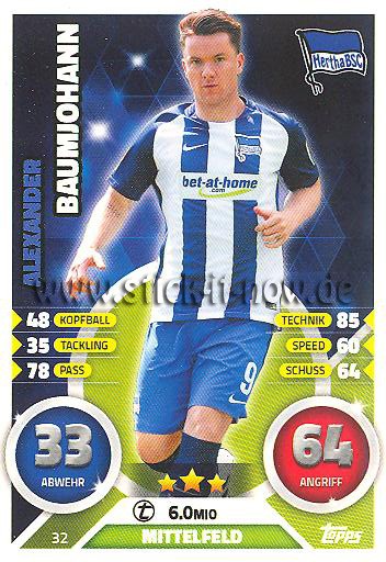 Topps Match Attax Bundesliga 16/17 - Nr. 32