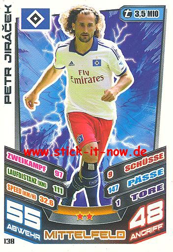 Match Attax 13/14 - Hamburger SV - Petr Jirácek - Nr. 138