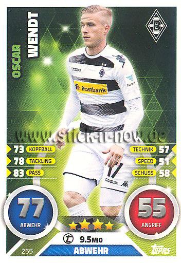 Topps Match Attax Bundesliga 16/17 - Nr. 255