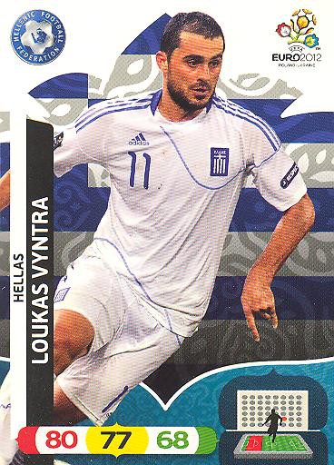 Panini EM 2012 - Adrenalyn XL - Loukas Vyntra - Griechenland