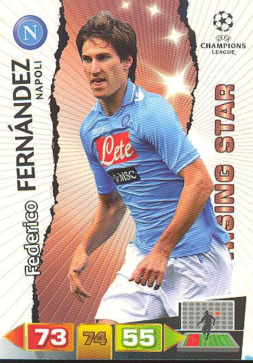 Federico Fernandez - Panini Adrenalyn XL CL 11/12 - SSC Napoli - Rising Star