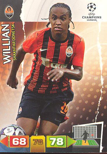 Willian - Panini Adrenalyn XL CL 11/12 - FC Shakhtar Donetsk