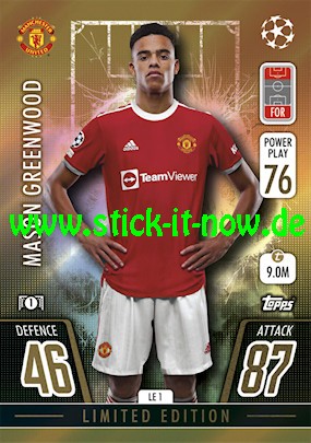 Match Attax Champions League 2021/22 - Nr. LE 1 (Limited Edition)