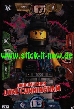 Lego Ninjago Trading Cards - SERIE 3 (2018) - Nr. 247 (BLACK CARD)