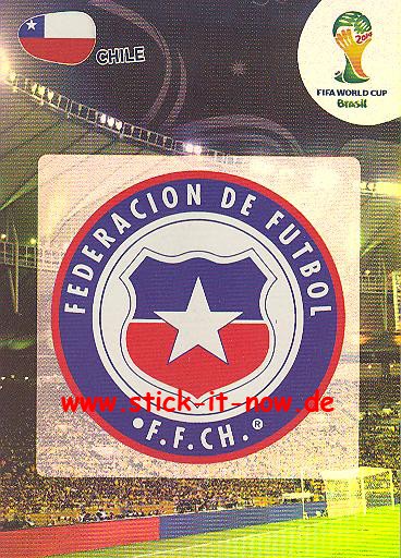 Panini Adrenalyn XL Brasil WM 2014 - Team Logo - CHILE