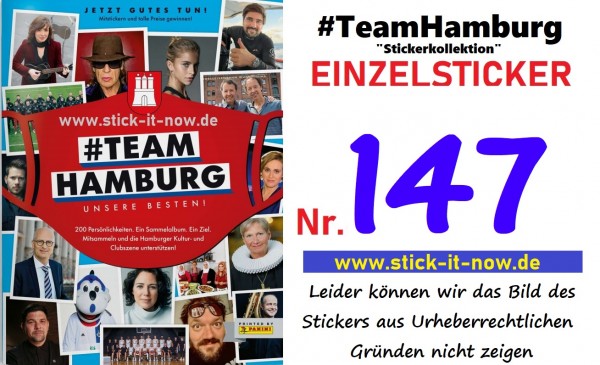 #TeamHamburg "Sticker" (2021) - Nr. 147 (Glitzer)