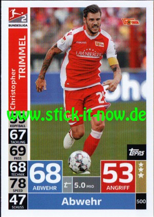 Topps Match Attax Bundesliga 18/19 "Action" - Nr. 500