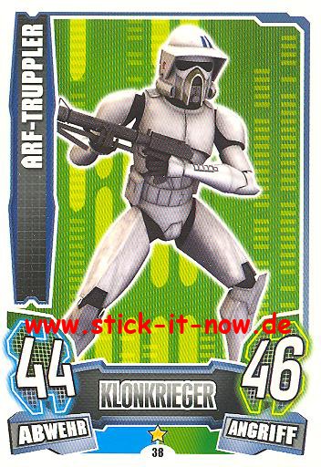 Force Attax - Star Wars - Clone Wars - Serie 4 - ARF-TRUPPLER - Nr. 38