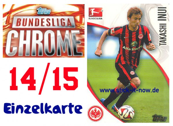 Topps Bundesliga Chrome 14/15 - TAKASHI INUI - Nr. 56