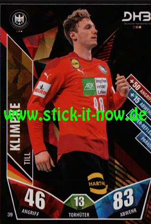 LIQUI MOLY Handball Bundesliga "Karte" 21/22 - Nr. 39 (Glitzer)
