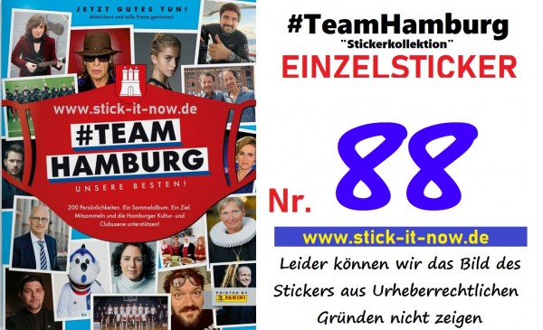 #TeamHamburg "Sticker" (2021) - Nr. 88