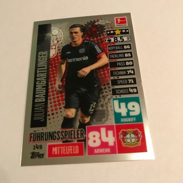 Match Attax BL Chrome 20/21 - Nr. 149 - BAUMGARTLINGER