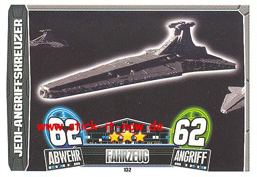 Force Attax Movie Collection - Serie 3 - JEDI-ANGRIFFSKREUZER - Nr. 132