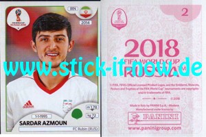 Panini WM 2018 Russland "Sticker" INT/Edition - Nr. 179
