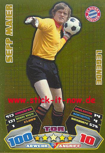 Match Attax 12/13 EXTRA - Sepp Maier - Bayern München - LEGENDE - Nr. 526
