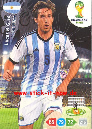 Panini Adrenalyn XL Brasil WM 2014 - Lucas BIGLIA