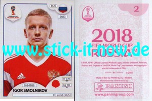 Panini WM 2018 Russland "Sticker" INT/Edition - Nr. 23
