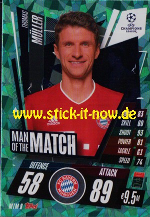 Match Attax Champions League 2020/21 "Festive" - Nr. MTM 8