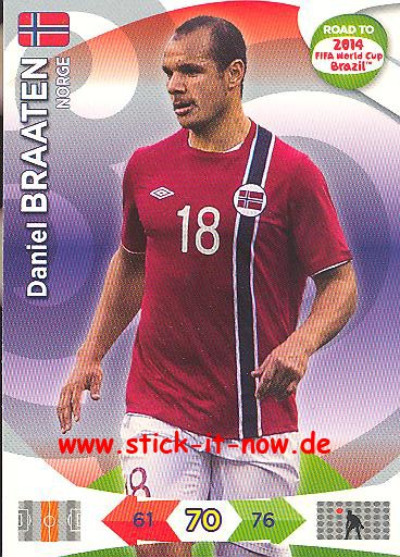 Panini Adrenalyn XL Road to WM 2014 - Daniel BRAATEN