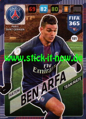 Panini FIFA 365 Adrenalyn XL 2018 - Nr. 151