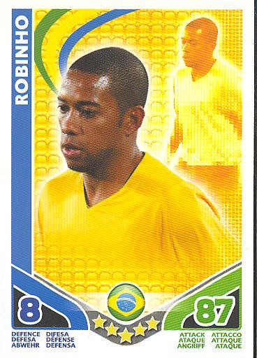 Match Attax WM 2010 - GER/Edition - ROBINHO - Brasilien