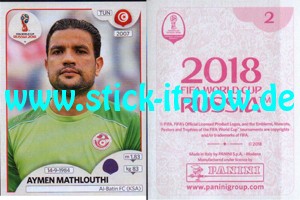 Panini WM 2018 Russland "Sticker" INT/Edition - Nr. 542