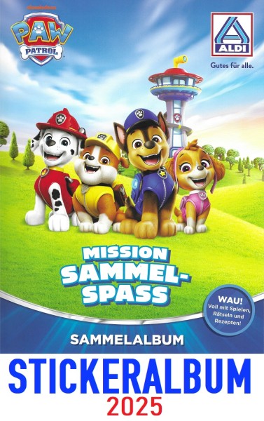 Aldi - Paw Patrol "Mission Sammelspass" (2025) - Stickeralbum