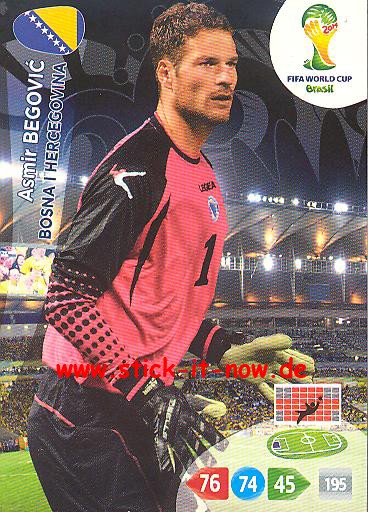 Panini Adrenalyn XL Brasil WM 2014 - Asmir BEGOVIC