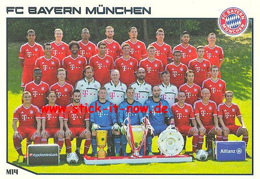 Match Attax 13/14 - Bayern München - Mannschaftskarte - Nr. M14