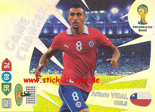 Panini Adrenalyn XL Brasil WM 2014 - Game Changer - Arturo VIDAL