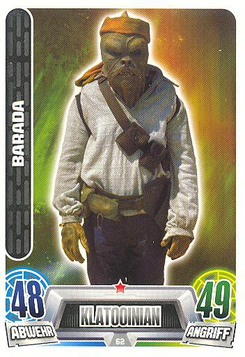 Force Attax Movie Collection - Serie 2 - Barada - Nr. 62