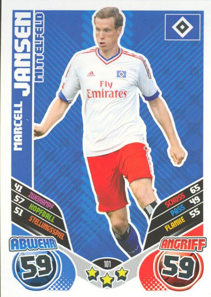 Marcell Jansen - Match Attax 11/12