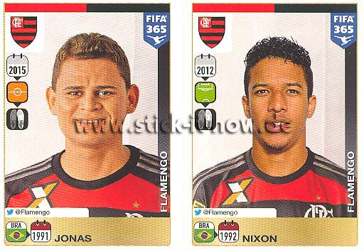 Panini FIFA 365 Sticker - Nr. 215 - 216
