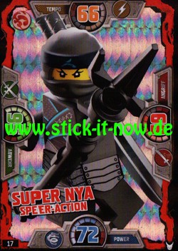 Lego Ninjago Trading Cards - SERIE 3 (2018) - Nr. 17 (GLITZER)