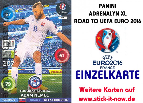 Adrenalyn XL - Road to UEFA Euro 2016 France - Nr. 195