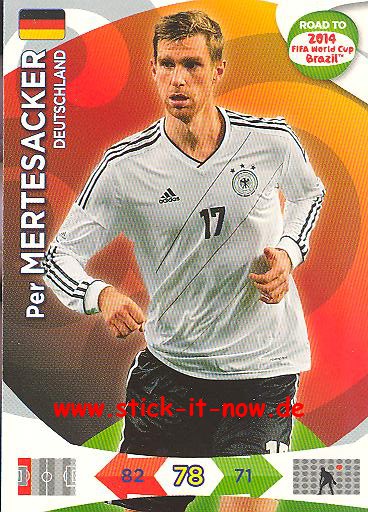 Panini Adrenalyn XL Road to WM 2014 - Per MERTESACKER