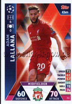 Match Attax Champions League 18/19 - Nr. 211