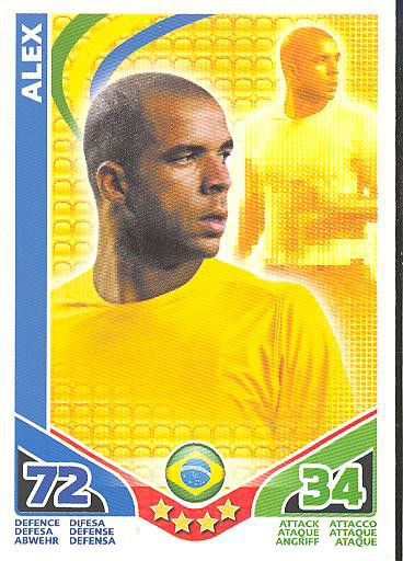 Match Attax WM 2010 - GER/Edition - ALEX - Brasilien