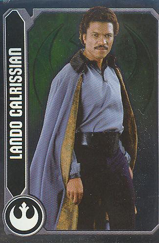 Star Wars Movie Sticker (2012) - LANDO CALRISSAN - Nr. 158