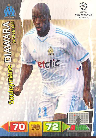 Souleymane Diawara - Panini Adrenalyn XL CL 11/12 - Olympique Marseille