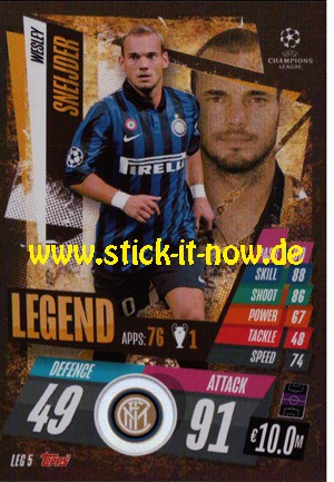 Match Attax Champions League 2020/21 "Festive" - Nr. LEG 5