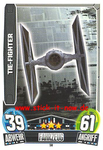 Force Attax Movie Collection - Serie 3 - TIE-FIGHTER - Nr. 58